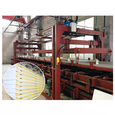 خط تولید 250 میلی متر PU ساندویچ پانل
